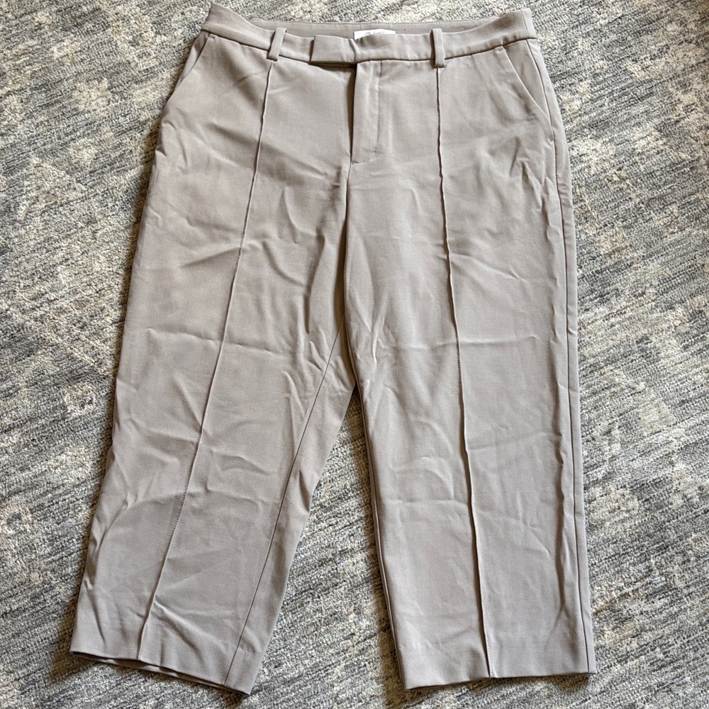 Madewell Taupe Trousers - the Fairbanks Pant - size 12 P - great condition